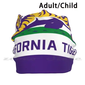 Kalifornijos Tigrai | Lsu Absolventai Kalifornijoje Asmeninį Modelio Mezgimo Skrybėlės Plius Dydis Elastinga Soft Cap Lsu Studentas, Kalifornija